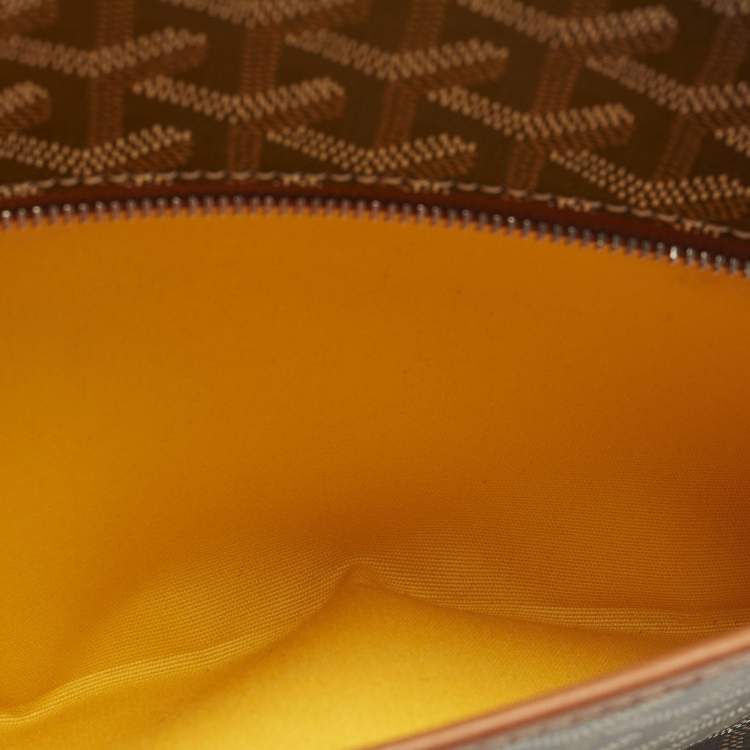 مملوكة مسبقًا Goyard Jouvence GM Brown Goyardine Coated Canvas and Leather Toiletry Bag