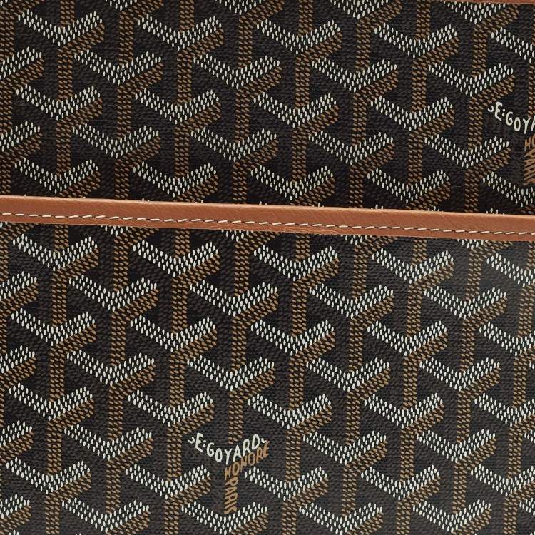 مملوكة مسبقًا Goyard Jouvence GM Brown Goyardine Coated Canvas and Leather Toiletry Bag