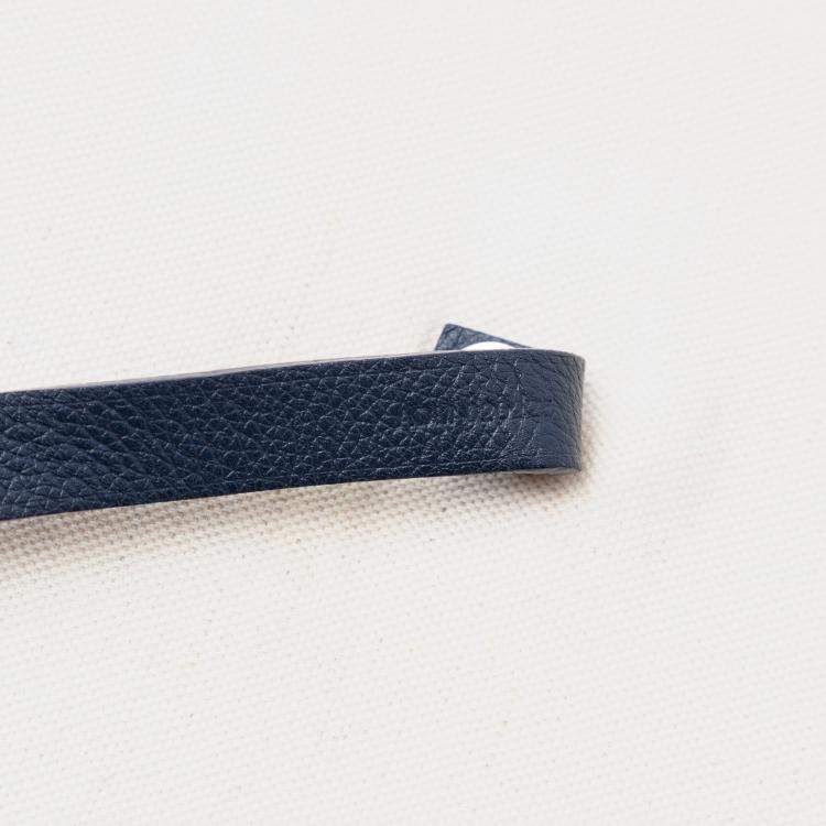 Pre Owned Goyard Blue Goyardine Capetien MM Messenger Bag