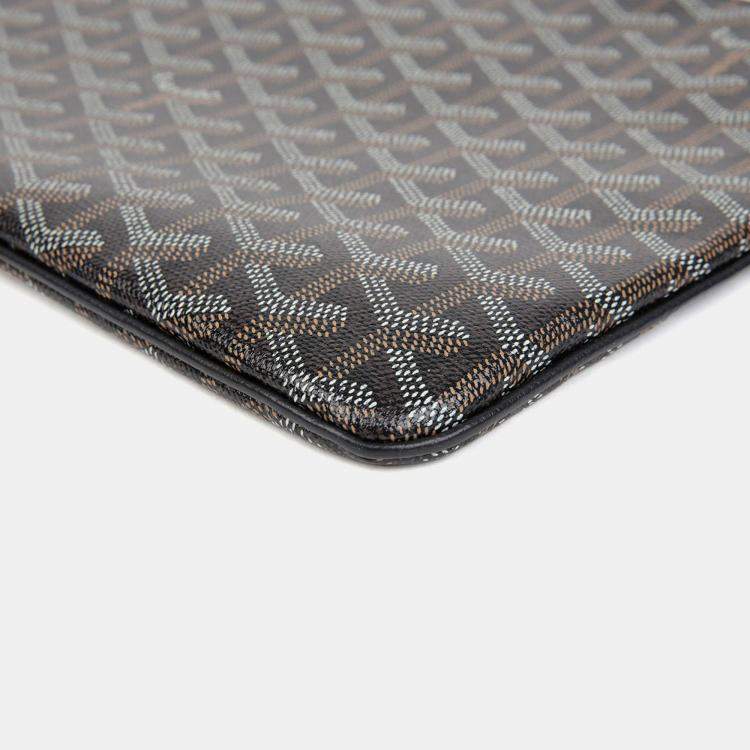 Pre Owned Goyard Senat MM Black Clutch