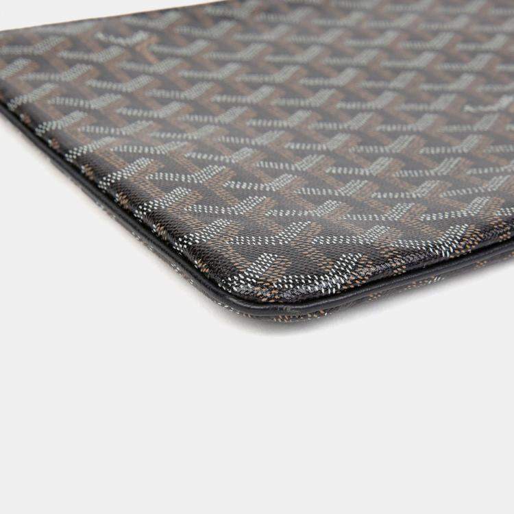 Pre Owned Goyard Senat MM Black Clutch