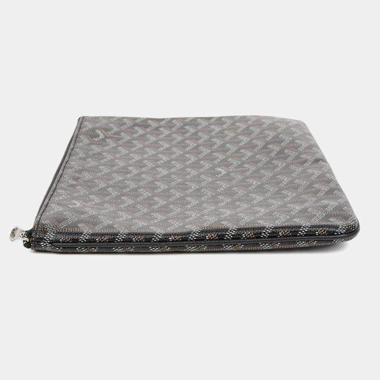 Pre Owned Goyard Senat MM Black Clutch