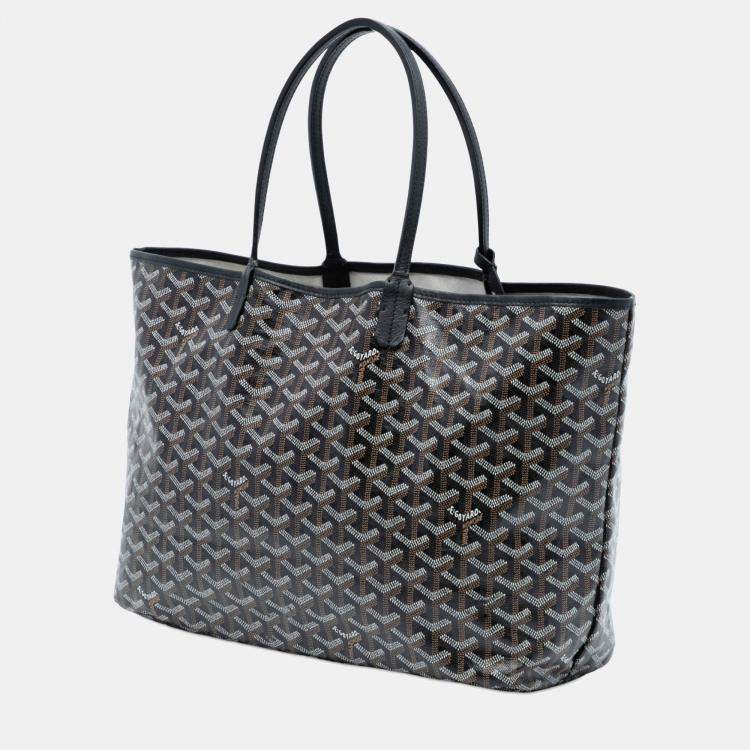 Pre Owned Goyard Black Goyardine Saint Louis PM
