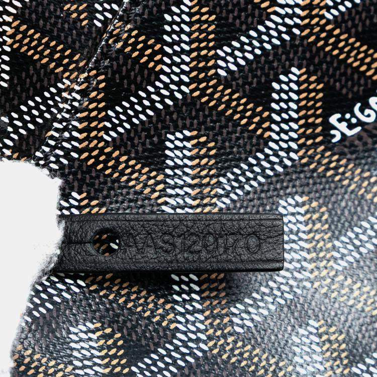 Pre Owned Goyard Black Goyardine Saint Louis PM