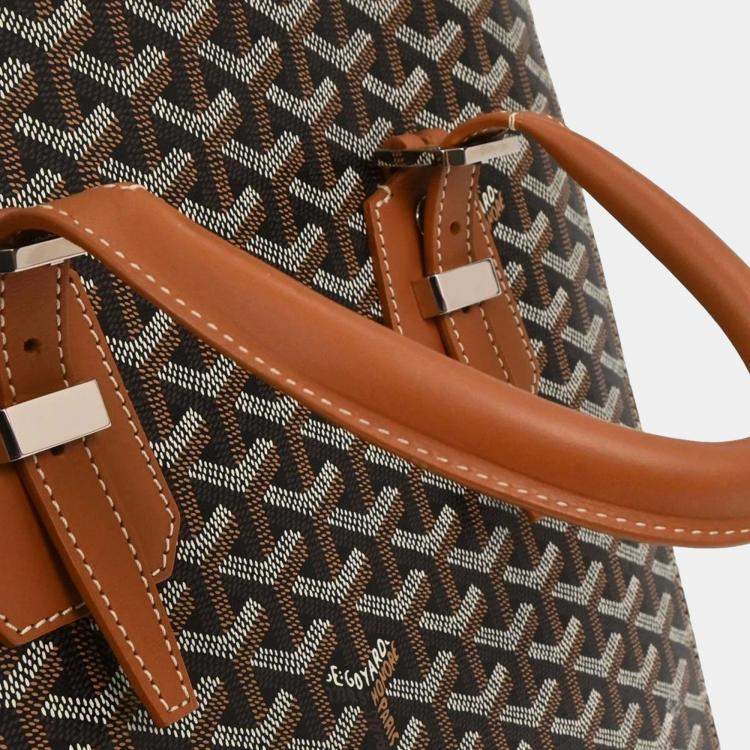 Pre Owned Goyard Brown Comor PM Tote Bag