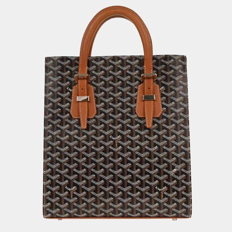Pre Owned Goyard Brown Comor PM Tote Bag