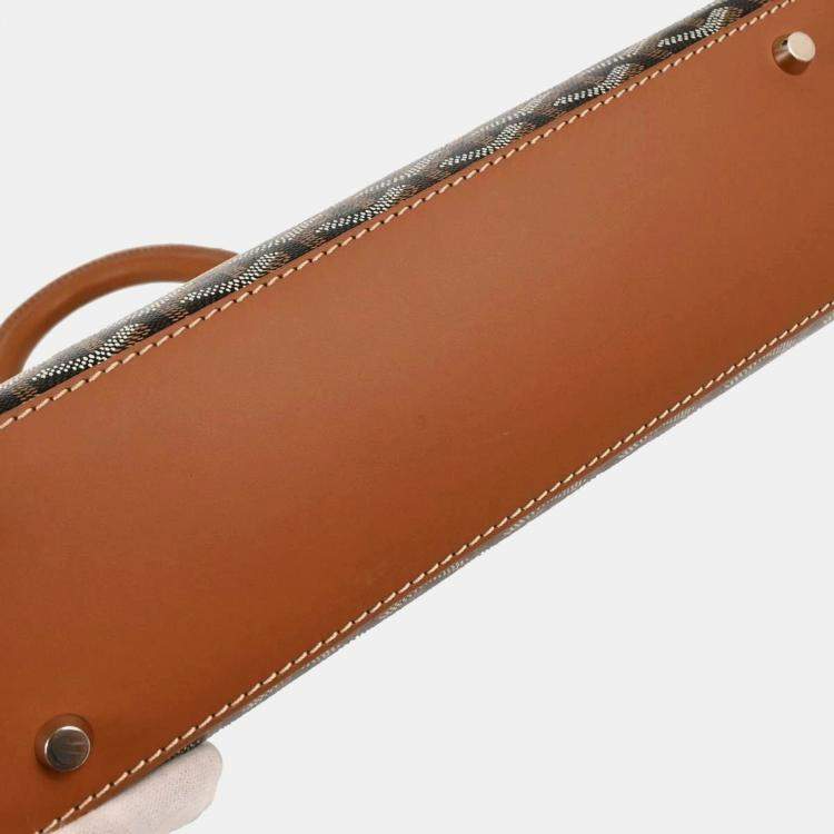 Pre Owned Goyard Brown Comor PM Tote Bag