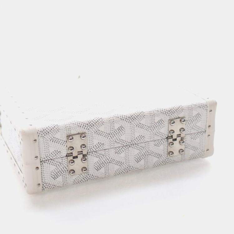 مملوكة مسبقًا Goyard Mini Goyardine Minaudiere Trunk Bag