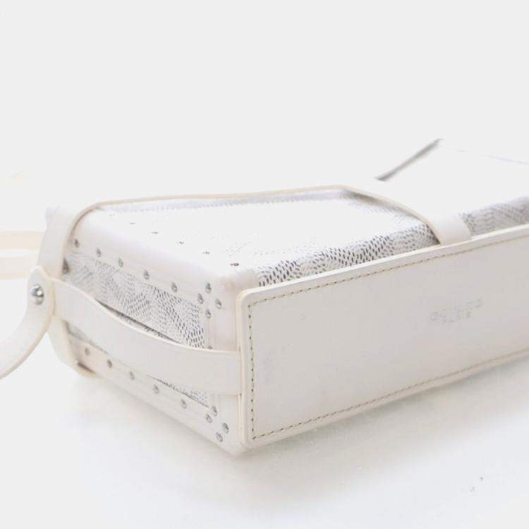 مملوكة مسبقًا Goyard Mini Goyardine Minaudiere Trunk Bag