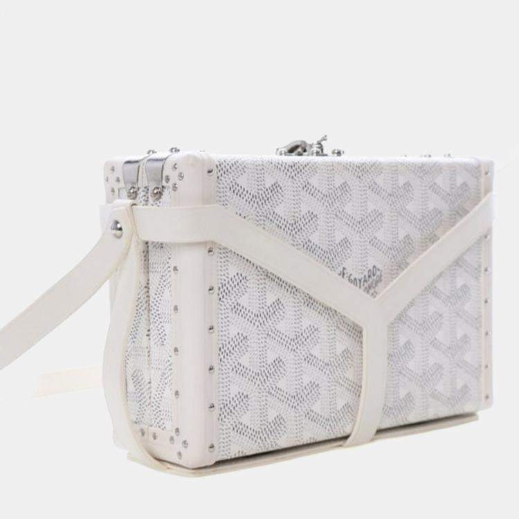 مملوكة مسبقًا Goyard Mini Goyardine Minaudiere Trunk Bag