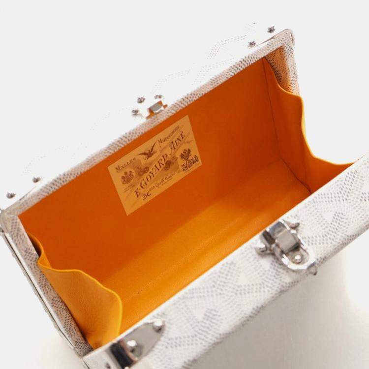 مملوكة مسبقًا Goyard Mini Goyardine Minaudiere Trunk Bag