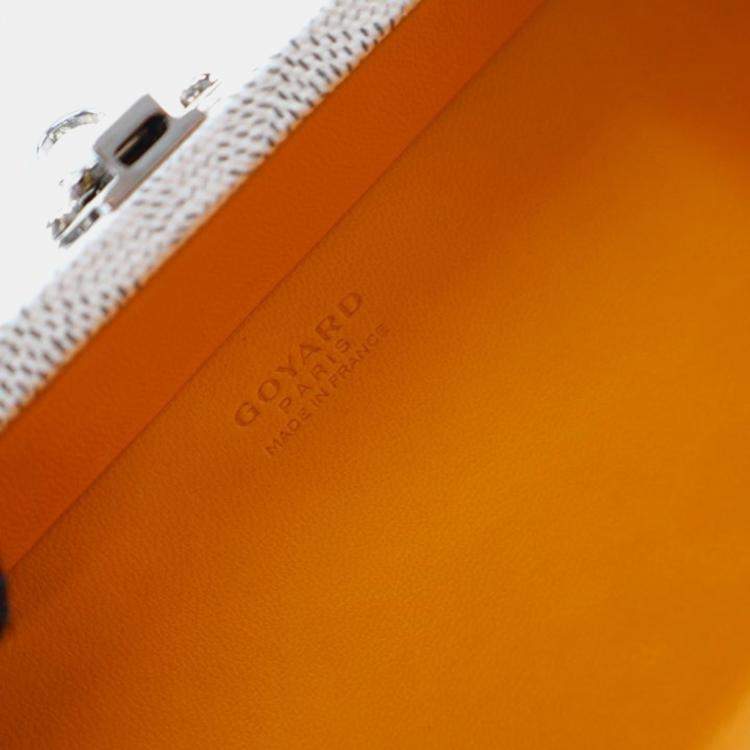 مملوكة مسبقًا Goyard Mini Goyardine Minaudiere Trunk Bag