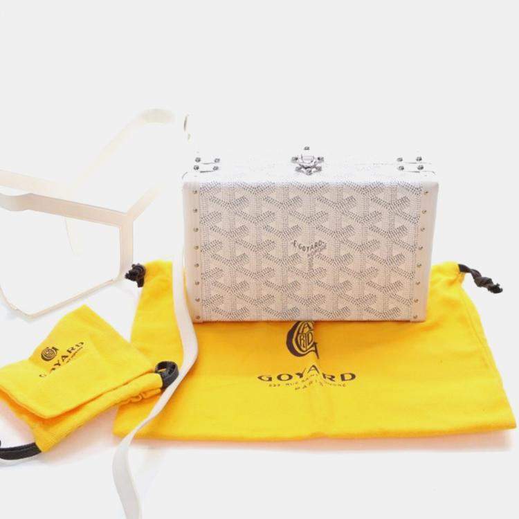 مملوكة مسبقًا Goyard Mini Goyardine Minaudiere Trunk Bag
