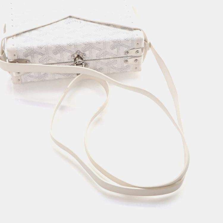 مملوكة مسبقًا Goyard Mini Goyardine Minaudiere Trunk Bag