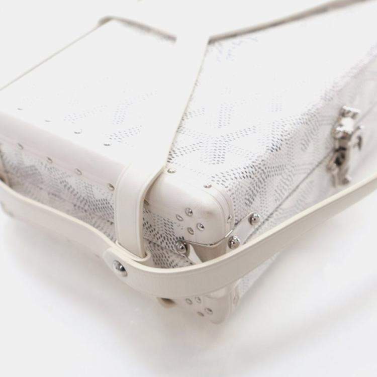 مملوكة مسبقًا Goyard Mini Goyardine Minaudiere Trunk Bag