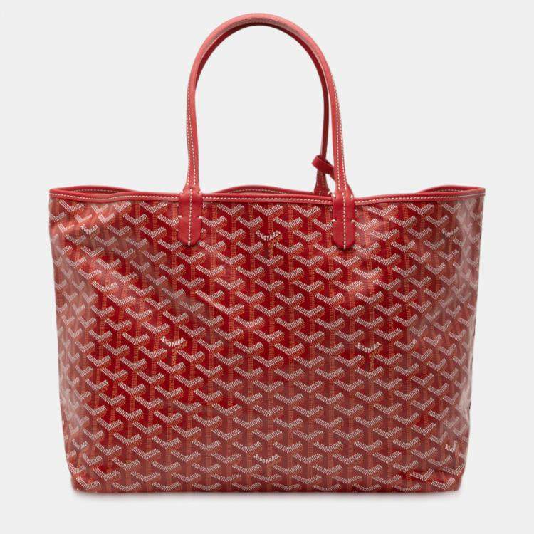مملوكة مسبقًا Goyard Red Goyardine Saint Louis PM