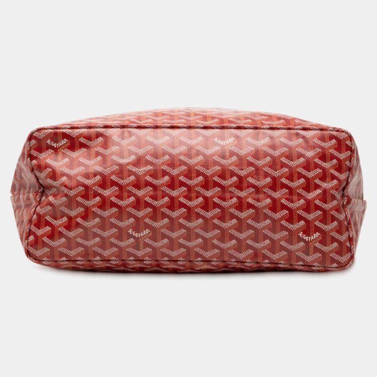 مملوكة مسبقًا Goyard Red Goyardine Saint Louis PM