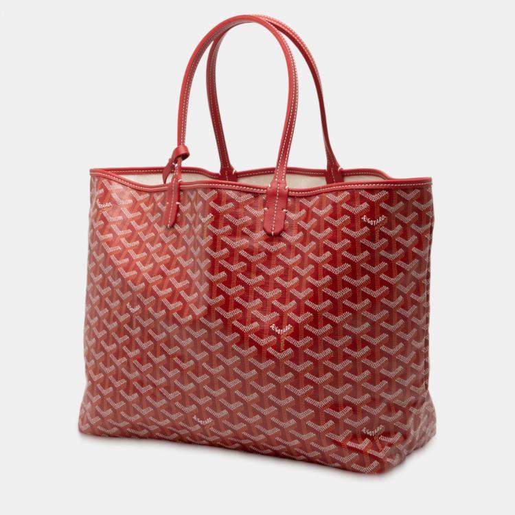 مملوكة مسبقًا Goyard Red Goyardine Saint Louis PM