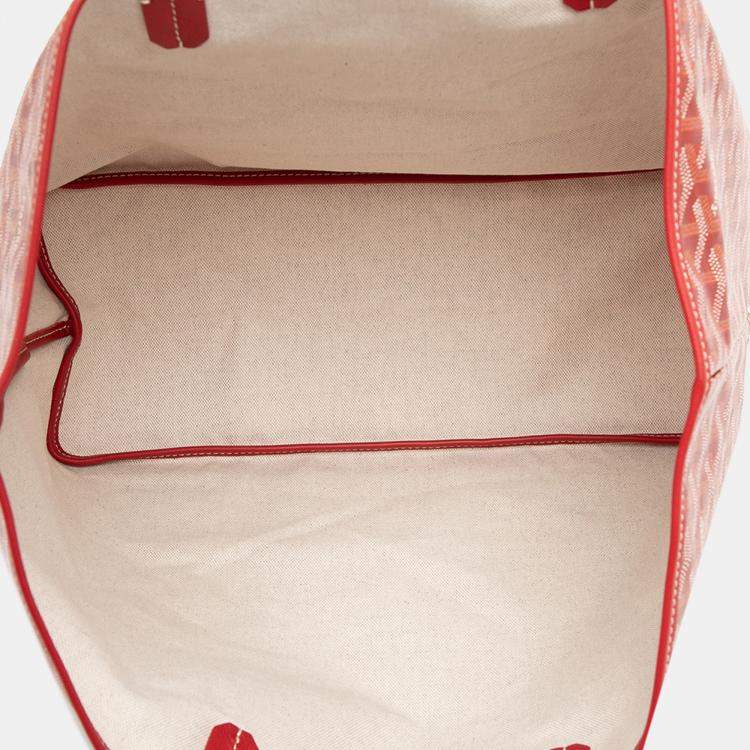 مملوكة مسبقًا Goyard Red Goyardine Saint Louis PM