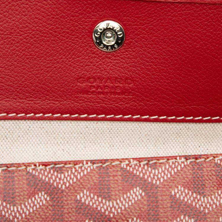 مملوكة مسبقًا Goyard Red Goyardine Saint Louis PM