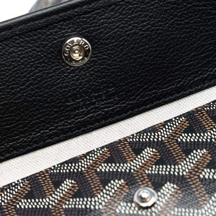 مملوكة مسبقًا Goyard Black Goyardine Saint Louis PM