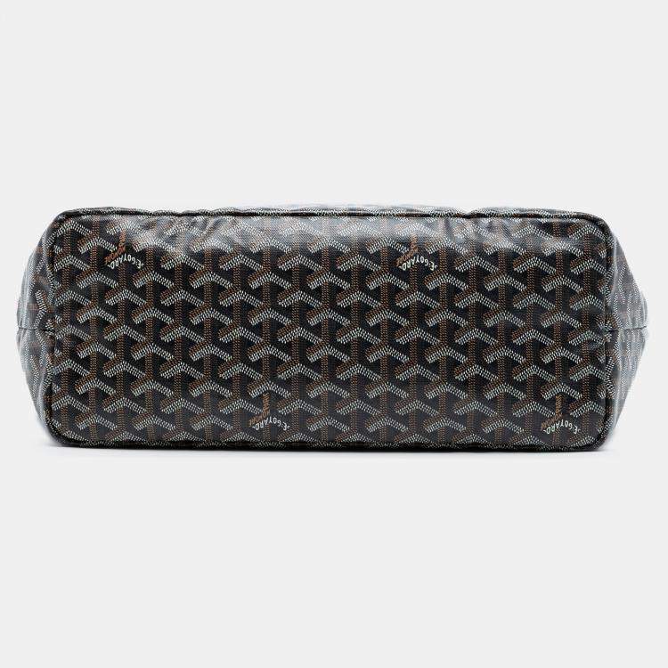 مملوكة مسبقًا Goyard Black Goyardine Saint Louis PM
