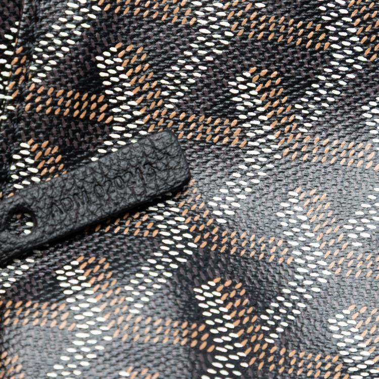 مملوكة مسبقًا Goyard Black Goyardine Saint Louis PM
