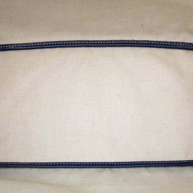 Pre Owned Goyard Blue Goyardine Saint Louis PM