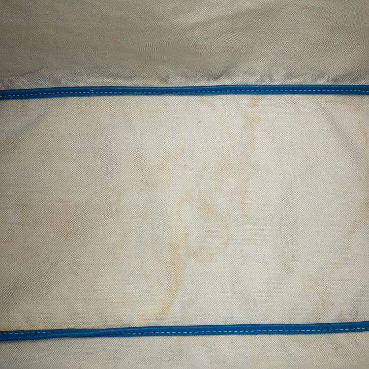 مملوكة مسبقًا Goyard Blue Goyardine Saint Louis GM