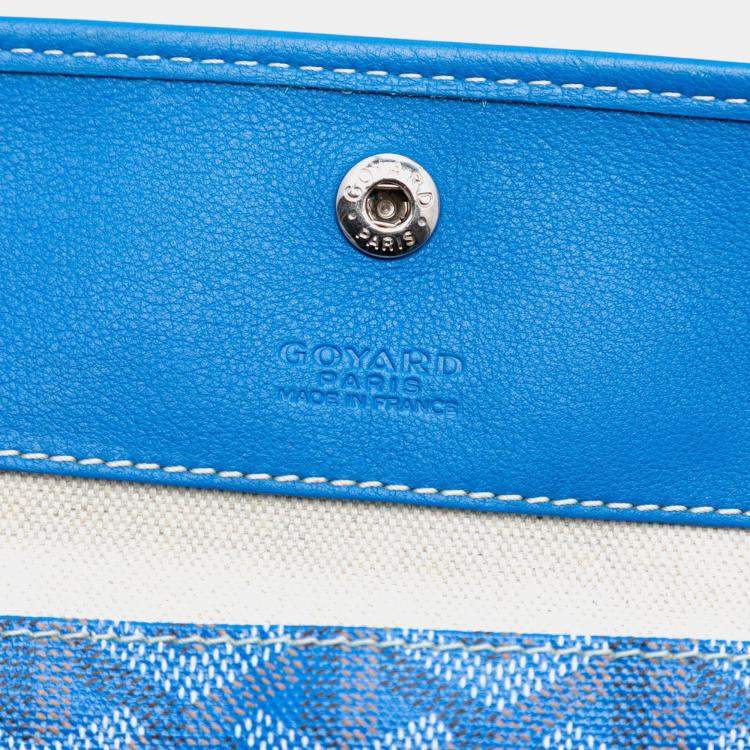 مملوكة مسبقًا Goyard Blue Goyardine Saint Louis GM