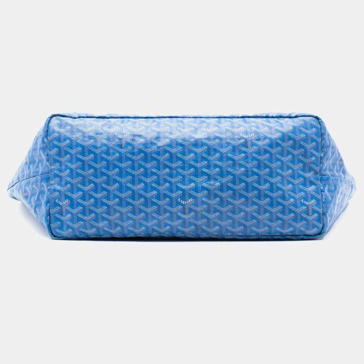 مملوكة مسبقًا Goyard Blue Goyardine Saint Louis GM
