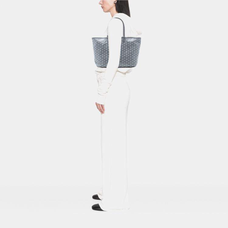 مملوكة مسبقًا Goyard Grey Goyardine Saint Louis PM