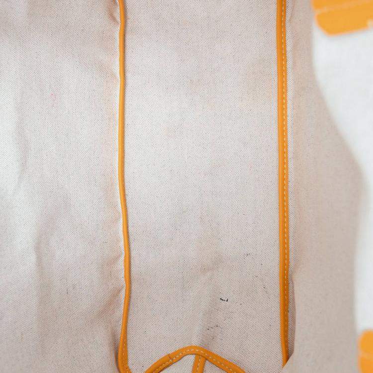 مملوكة مسبقًا Goyard Yellow Canvas St. Louis PM Tote With Pouch