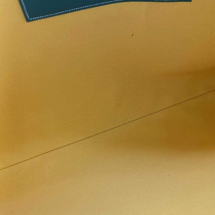 Pre Owned Goyard Green Coated Canvas Senna GM