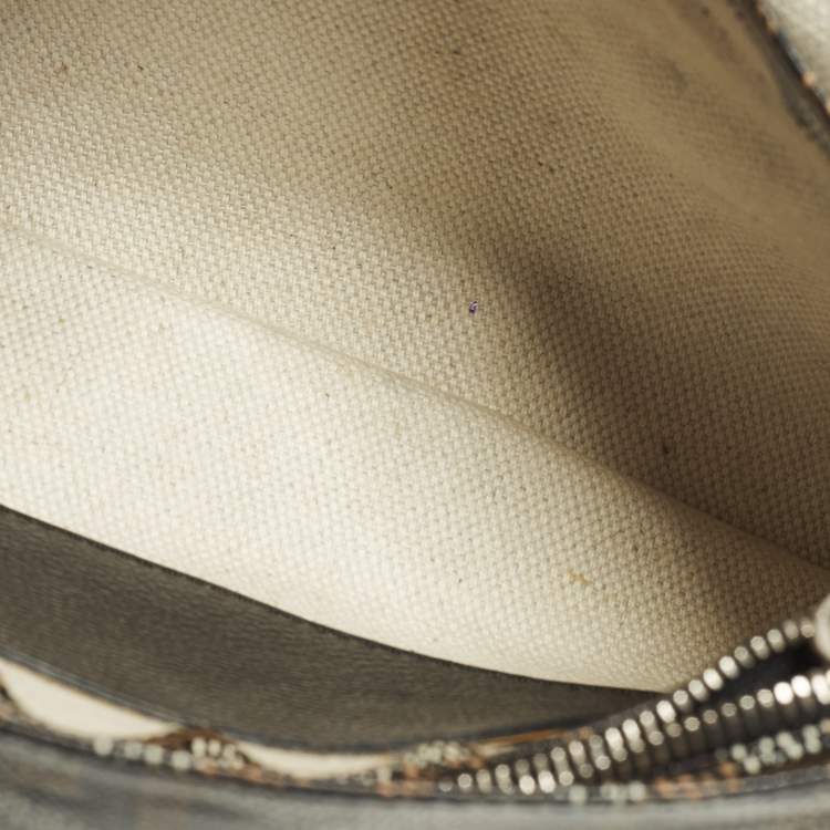 Pre Owned Goyard Plumet Black Goyardine Coated Canvas and Leather Pocket Wallet