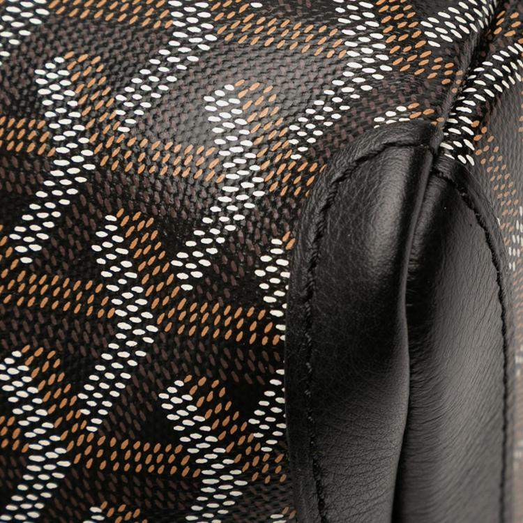 Pre Owned Goyard Black Goyardine Artois PM