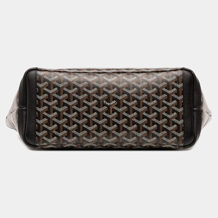 Pre Owned Goyard Black Goyardine Artois PM