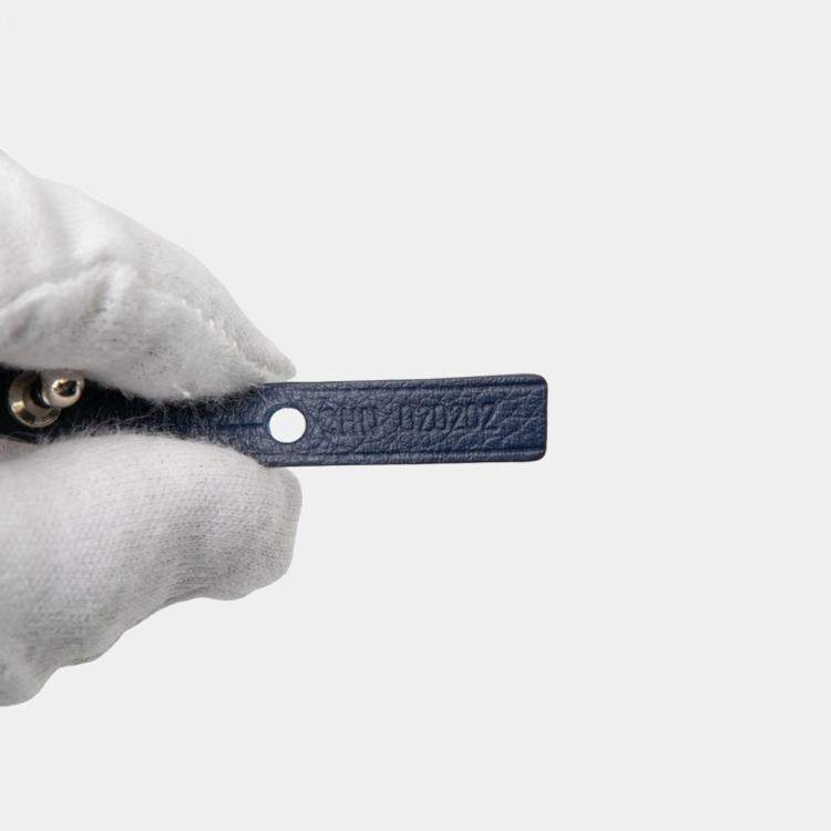 Pre Owned Goyard Saint Louis Gm Tote Bag Navy Leather