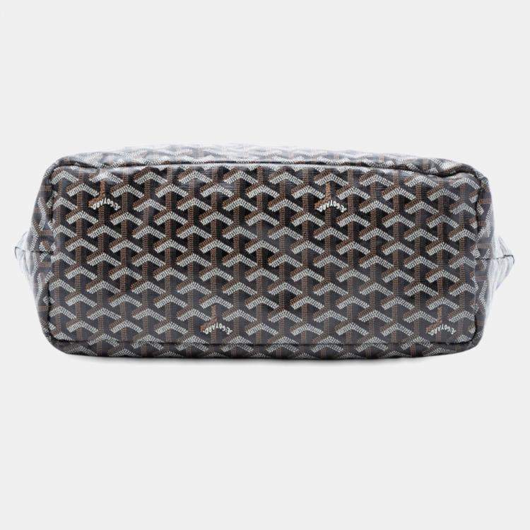 Pre Owned Goyard Black Goyardine Saint Louis PM