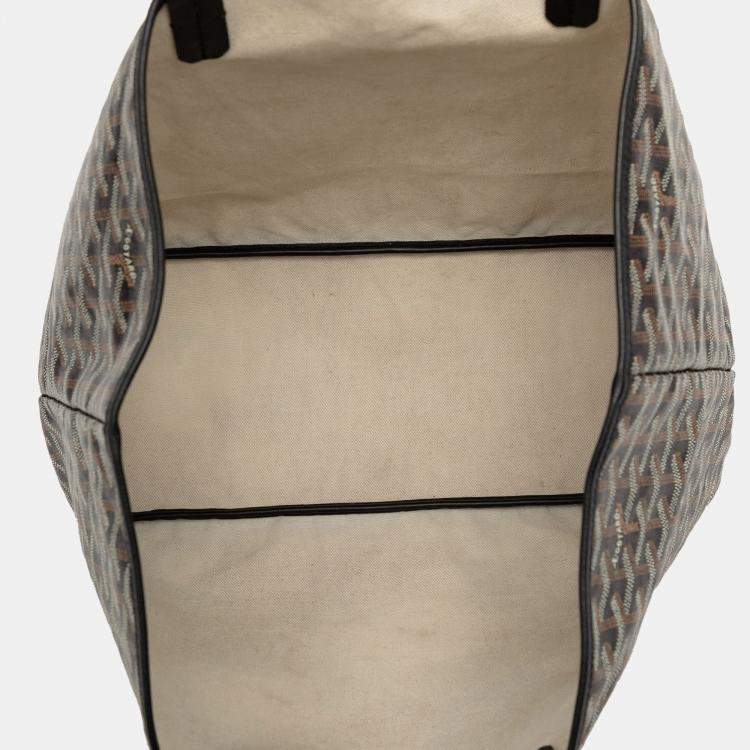 Pre Owned Goyard Black Goyardine Saint Louis PM