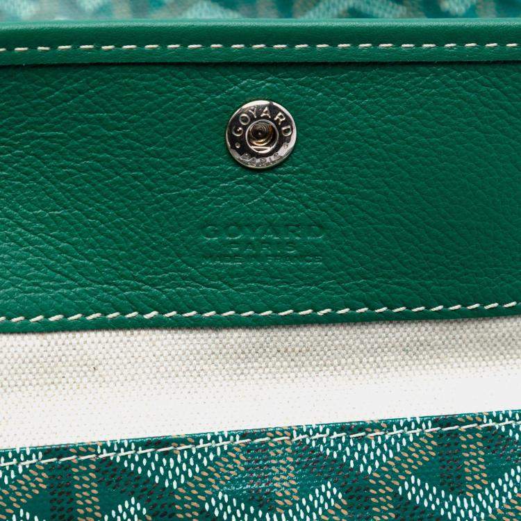 Pre Owned Goyard Green Goyardine Saint Louis PM