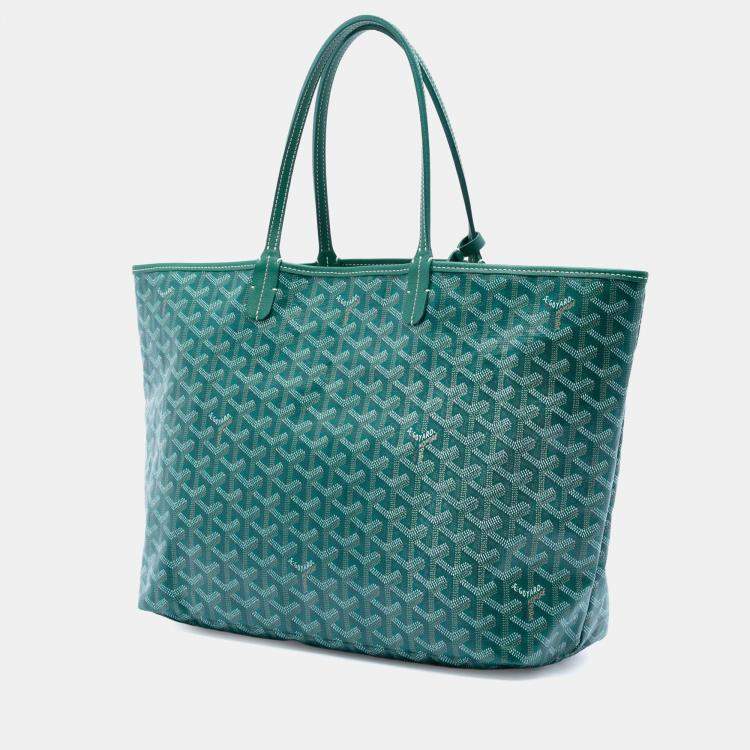 Pre Owned Goyard Green Goyardine Saint Louis PM