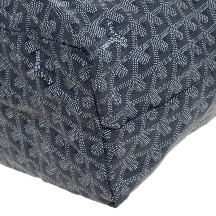Pre Owned Goyard Grey Coated Canvas Saint Louis Tote