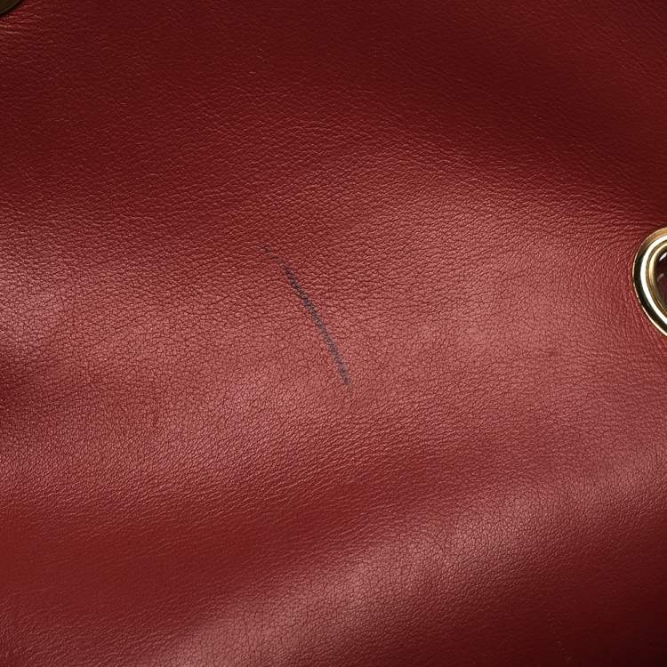 Pre Owned Goyard Red Goyardine Coated Canvas 223 PM Bag