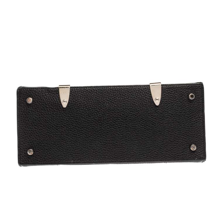 Pre Owned Goyard Black Leather PM Saigon Bag