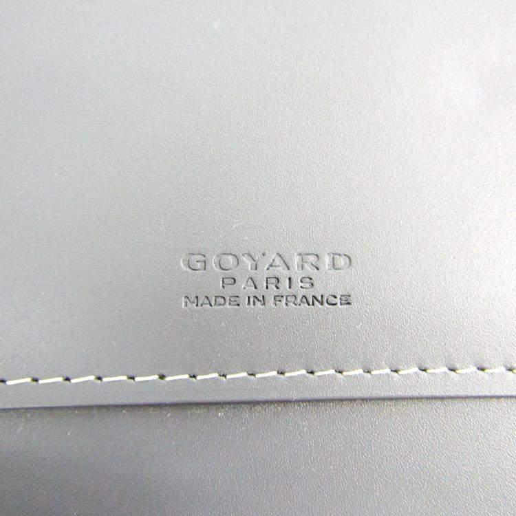 Pre Owned Goyard Black Coated Canvas Opera Wallet