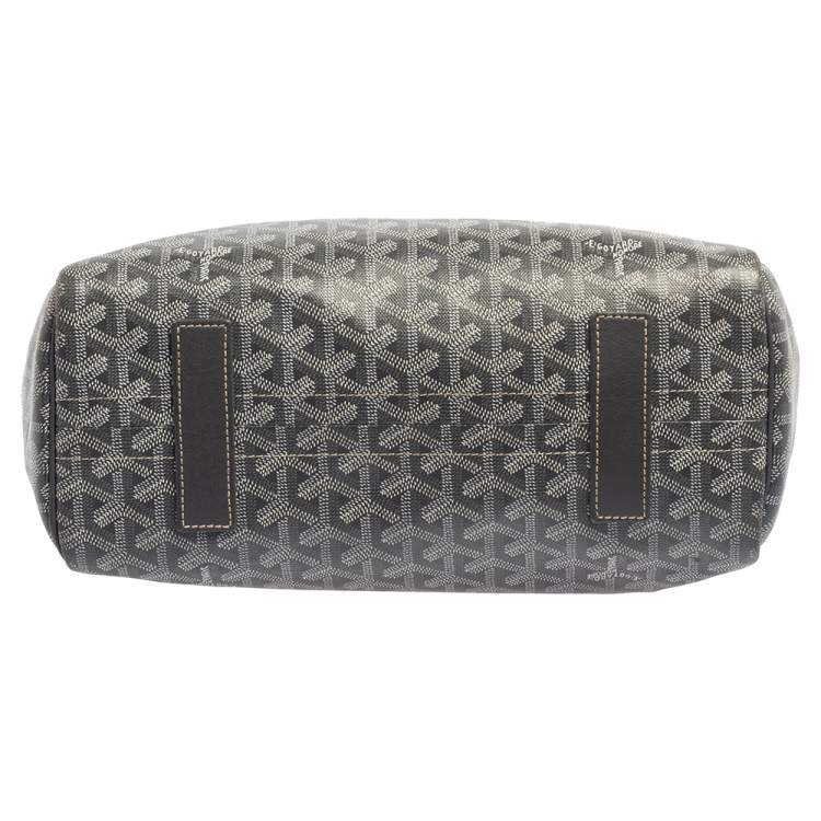 Pre Owned Goyard Grey Goyardine Coated Canvas  2019 Sac Rouette PM Bag