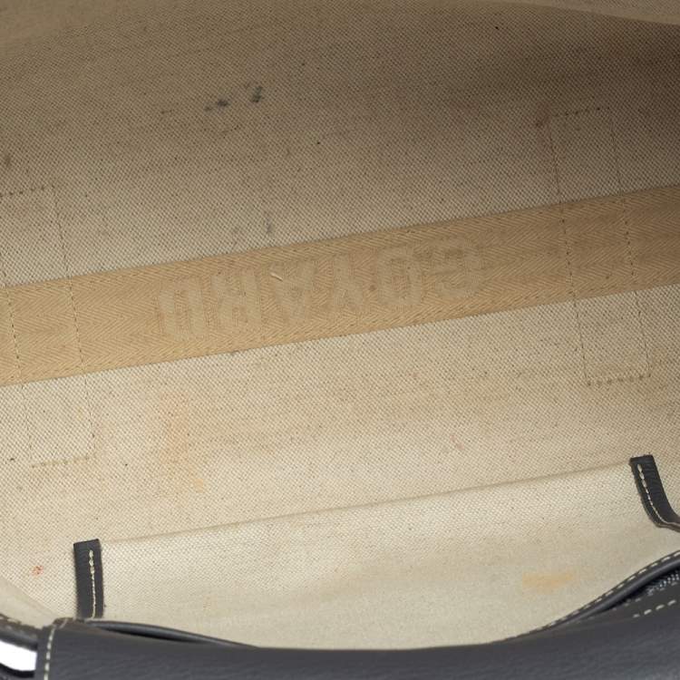 Pre Owned Goyard Grey Goyardine Coated Canvas  2019 Sac Rouette PM Bag