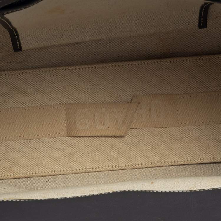 Pre Owned Goyard Grey Goyardine Coated Canvas  2019 Sac Rouette PM Bag