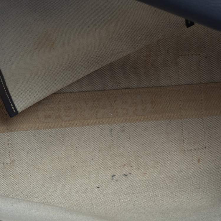 Pre Owned Goyard Grey Goyardine Coated Canvas  2019 Sac Rouette PM Bag